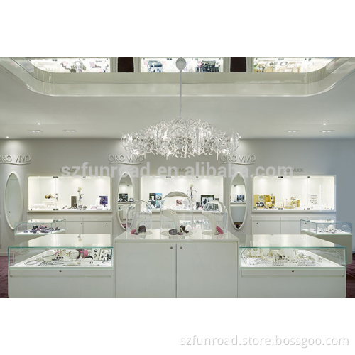 Led lighted glass display case bracelet wood cabinet designs for jewelry displays